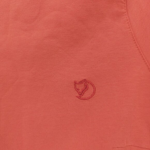 NWT FJALLRAVEN high Coast Dress Organic Cotton Blend Rowan Red Orange SMALL - Picture 3 of 11